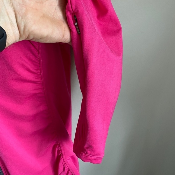 Tuff Athletics Women's Lightweight Pink Athletic Zip Up Hoodie Jacket Medium - Picture 5 of 15